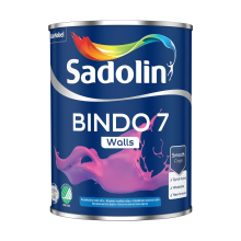 Sadolin Bindo 7 - матова емульсійна фарба для стін, безбарвна, база BC, 0.84 л – Інтернет-магазин ШЛІФАРБ Sadolin Bindo 7 - матова емульсійна фарба для стін, безбарвна, база BC, 0.84 л