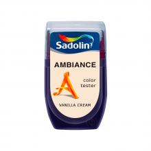 Sadolin Ambiance Color Tester - матова латексна фарба для стін, тестер кольору, Vanilla Cream, 30 мл – Інтернет-магазин ШЛІФАРБ Sadolin Ambiance Color Tester - матова латексна фарба для стін, тестер кольору, Vanilla Cream, 30 мл