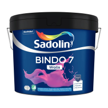 Sadolin Bindo 7 - матова емульсійна фарба для стін, безбарвна, база BC, 8.37 л – Інтернет-магазин ШЛІФАРБ Sadolin Bindo 7 - матова емульсійна фарба для стін, безбарвна, база BC, 8.37 л