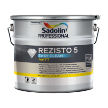 Sadolin Professional Rezisto 5 - глибокоматова брудовідштовхувальна акрилова фарба для стін, біла, база BW, 10 л – Інтернет-магазин ШЛІФАРБ Sadolin Professional Rezisto 5 - глибокоматова брудовідштовхувальна акрилова фарба для стін, біла, база BW, 10 л