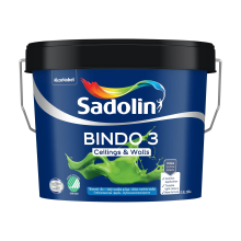 Sadolin Bindo 3 - глибокоматова емульсійна фарба для стін та стелі, біла, база BW, 2.5 л – Інтернет-магазин ШЛІФАРБ Sadolin Bindo 3 - глибокоматова емульсійна фарба для стін та стелі, біла, база BW, 2.5 л