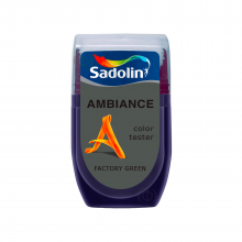 Sadolin Ambiance Color Tester - матова латексна фарба для стін, тестер кольору, Factory Green, 30 мл – Інтернет-магазин ШЛІФАРБ Sadolin Ambiance Color Tester - матова латексна фарба для стін, тестер кольору, Factory Green, 30 мл