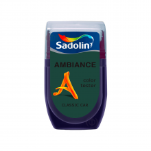 Sadolin Ambiance Color Tester - матова латексна фарба для стін, тестер кольору, Classic Car, 30 мл – Інтернет-магазин ШЛІФАРБ Sadolin Ambiance Color Tester - матова латексна фарба для стін, тестер кольору, Classic Car, 30 мл
