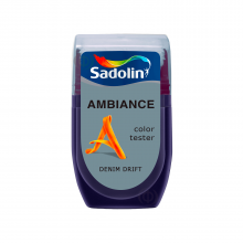 Sadolin Ambiance Color Tester - матова латексна фарба для стін, тестер кольору, Denim Drift, 30 мл – Інтернет-магазин ШЛІФАРБ Sadolin Ambiance Color Tester - матова латексна фарба для стін, тестер кольору, Denim Drift, 30 мл