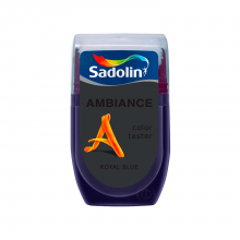 Sadolin Ambiance Color Tester - матова латексна фарба для стін, тестер кольору, Royal Blue, 30 мл – Інтернет-магазин ШЛІФАРБ Sadolin Ambiance Color Tester - матова латексна фарба для стін, тестер кольору, Royal Blue, 30 мл