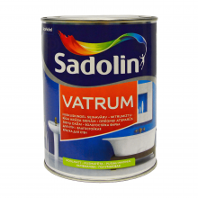 Sadolin Vatrum - напівматова акрилова фарба для стін та стелі, вологостійка, біла, база BW, 1 л – Інтернет-магазин ШЛІФАРБ Sadolin Vatrum - напівматова акрилова фарба для стін та стелі, вологостійка, біла, база BW, 1 л