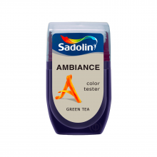 Sadolin Ambiance Color Tester - матова латексна фарба для стін, тестер кольору, Green Tea, 30 мл – Інтернет-магазин ШЛІФАРБ Sadolin Ambiance Color Tester - матова латексна фарба для стін, тестер кольору, Green Tea, 30 мл