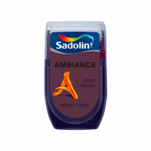 Sadolin Ambiance Color Tester - матова латексна фарба для стін, тестер кольору, Velvet Touch, 30 мл – Інтернет-магазин ШЛІФАРБ Sadolin Ambiance Color Tester - матова латексна фарба для стін, тестер кольору, Velvet Touch, 30 мл