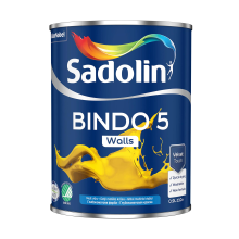 Sadolin Bindo 5 - глибокоматова емульсійна фарба для стін, безбарвна, база BC, 0.84 л – Інтернет-магазин ШЛІФАРБ Sadolin Bindo 5 - глибокоматова емульсійна фарба для стін, безбарвна, база BC, 0.84 л