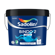 Sadolin Bindo 2 - глибокоматова емульсійна фарба для стелі, біла, база BW, 2.5 л – Інтернет-магазин ШЛІФАРБ Sadolin Bindo 2 - глибокоматова емульсійна фарба для стелі, біла, база BW, 2.5 л