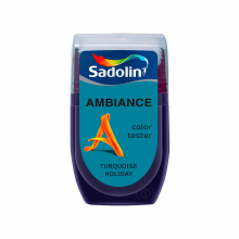 Sadolin Ambiance Color Tester - матова латексна фарба для стін, тестер кольору, Turquoise Holiday, 30 мл