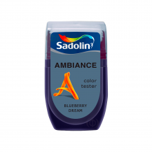 Sadolin Ambiance Color Tester - матова латексна фарба для стін, тестер кольору, Blueberry Dream, 30 мл – Інтернет-магазин ШЛІФАРБ Sadolin Ambiance Color Tester - матова латексна фарба для стін, тестер кольору, Blueberry Dream, 30 мл