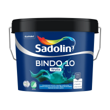 Sadolin Bindo 10 - матова емульсійна фарба для стін, безбарвна, база BC, 2.33 л – Інтернет-магазин ШЛІФАРБ Sadolin Bindo 10 - матова емульсійна фарба для стін, безбарвна, база BC, 2.33 л