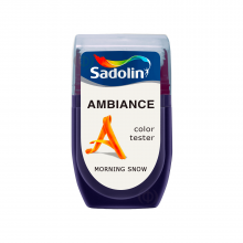 Sadolin Ambiance Color Tester - матова латексна фарба для стін, тестер кольору, Morning Snow, 30 мл – Інтернет-магазин ШЛІФАРБ Sadolin Ambiance Color Tester - матова латексна фарба для стін, тестер кольору, Morning Snow, 30 мл