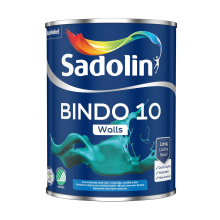 Sadolin Bindo 10 - матова емульсійна фарба для стін, безбарвна, база BC, 0.84 л – Інтернет-магазин ШЛІФАРБ Sadolin Bindo 10 - матова емульсійна фарба для стін, безбарвна, база BC, 0.84 л