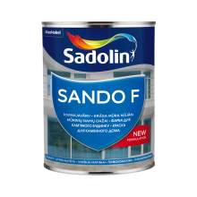 Sadolin Sando F - глибокоматова фарба на водній основі для бетону, біла, база BW, 1 л – Інтернет-магазин ШЛІФАРБ Sadolin Sando F - глибокоматова фарба на водній основі для бетону, біла, база BW, 1 л