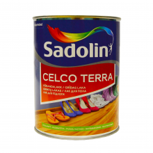 Sadolin Celco Terra - напівматовий алкідний лак для підлоги, безбарвний, 1 л – Інтернет-магазин ШЛІФАРБ Sadolin Celco Terra - напівматовий алкідний лак для підлоги, безбарвний, 1 л