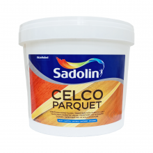 Sadolin Celco Parquet - матовий лак на водній основі для підлоги, паркетний, безбарвний, 5 л – Інтернет-магазин ШЛІФАРБ Sadolin Celco Parquet - матовий лак на водній основі для підлоги, паркетний, безбарвний, 5 л