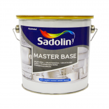 Sadolin Master Base - глибокоматова алкідна ґрунтовка для стін та стелі, біла, база BW, 2.5 л – Інтернет-магазин ШЛІФАРБ Sadolin Master Base - глибокоматова алкідна ґрунтовка для стін та стелі, біла, база BW, 2.5 л