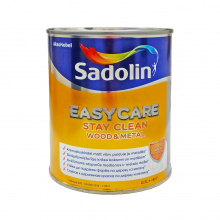 Sadolin EasyCare Wood&Metal - напівматова фарба на водній основі для дерева та металу, біла, база BW, 0.7 л – Інтернет-магазин ШЛІФАРБ Sadolin EasyCare Wood&Metal - напівматова фарба на водній основі для дерева та металу, біла, база BW, 0.7 л