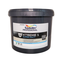 Sadolin Professional Xtreme 1 - глибокоматова фарба на водній основі для стелі, біла, BW, 10 л – Інтернет-магазин ШЛІФАРБ Sadolin Professional Xtreme 1 - глибокоматова фарба на водній основі для стелі, біла, BW, 10 л