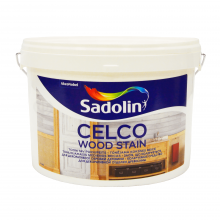 Sadolin Celco Wood Stain - глибокоматова морилка на водній основі для дерева, безбарвна, база BC, 2.5 л – Інтернет-магазин ШЛІФАРБ Sadolin Celco Wood Stain - глибокоматова морилка на водній основі для дерева, безбарвна, база BC, 2.5 л