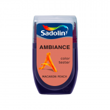Sadolin Ambiance Color Tester - матова латексна фарба для стін, тестер кольору, Macaron Peach, 30 мл – Інтернет-магазин ШЛІФАРБ Sadolin Ambiance Color Tester - матова латексна фарба для стін, тестер кольору, Macaron Peach, 30 мл