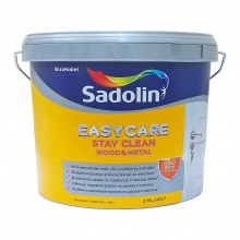 Sadolin EasyCare Wood&Metal - напівматова фарба на водній основі для дерева та металу, біла, база BW, 2.75 л – Інтернет-магазин ШЛІФАРБ Sadolin EasyCare Wood&Metal - напівматова фарба на водній основі для дерева та металу, біла, база BW, 2.75 л