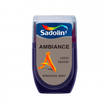 Sadolin Ambiance Color Tester - матова латексна фарба для стін, тестер кольору, Spacious Grey, 30 мл – Інтернет-магазин ШЛІФАРБ Sadolin Ambiance Color Tester - матова латексна фарба для стін, тестер кольору, Spacious Grey, 30 мл