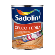 Sadolin Celco Terra - напівглянцевий алкідний лак для підлоги, безбарвний, 1 л – Інтернет-магазин ШЛІФАРБ Sadolin Celco Terra - напівглянцевий алкідний лак для підлоги, безбарвний, 1 л