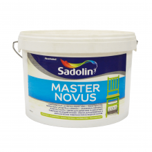 Sadolin Master Novus - напівматова фарба на водній основі для дерева та металу, безбарвна, база BC, 2.33 л – Інтернет-магазин ШЛІФАРБ Sadolin Master Novus - напівматова фарба на водній основі для дерева та металу, безбарвна, база BC, 2.33 л