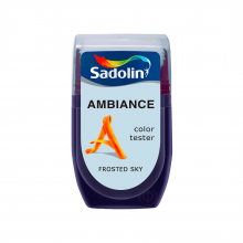 Sadolin Ambiance Color Tester - матова латексна фарба для стін, тестер кольору, Frosted Sky, 30 мл – Інтернет-магазин ШЛІФАРБ Sadolin Ambiance Color Tester - матова латексна фарба для стін, тестер кольору, Frosted Sky, 30 мл