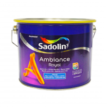 Sadolin Ambiance Royal - глибокоматова акрилова фарба для стін та стелі, безбарвна, база BC, 2.33 л – Інтернет-магазин ШЛІФАРБ Sadolin Ambiance Royal - глибокоматова акрилова фарба для стін та стелі, безбарвна, база BC, 2.33 л